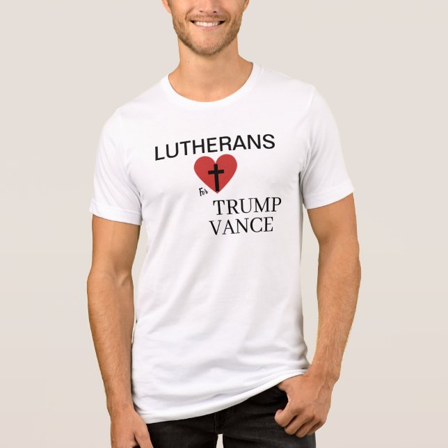 T-shirt que suporta Trump (Frente)
