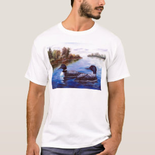 T-shirt Que Tshirt do adulto do mergulhão-do-norte dos