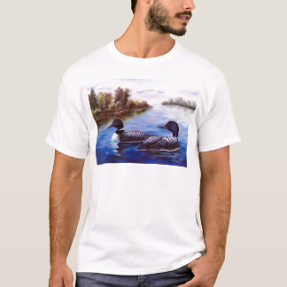 T-shirt Que Tshirt do adulto do mergulhão-do-norte dos