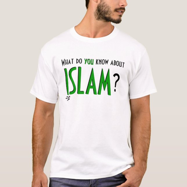 T-shirt Que você sabe sobre o ISLÃO? (Frente)
