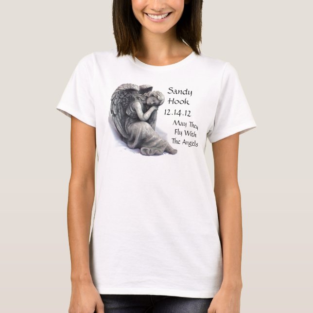 T-shirt Que Voem Com Os Anjos (Frente)