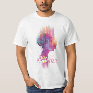 T-shirt quebrado da antologia da fronteira