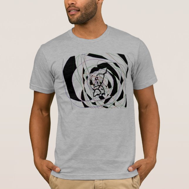 T-shirt queda, caindo (Frente)