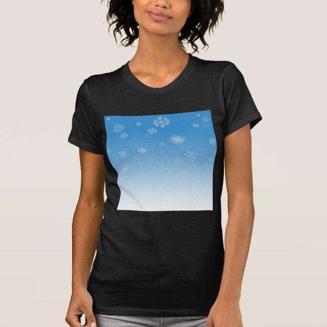 T-shirt Queda de neve (Frente)