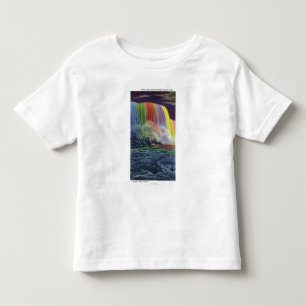 T-shirt Quedas da ferradura iluminadas na noite