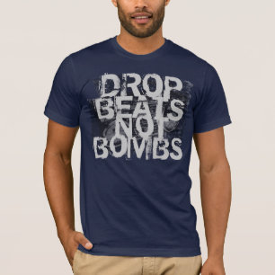 T-shirt Quedas não bombas