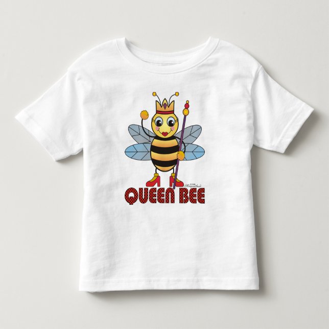 T-shirt Queen Bee Toddler Shirt (Frente)