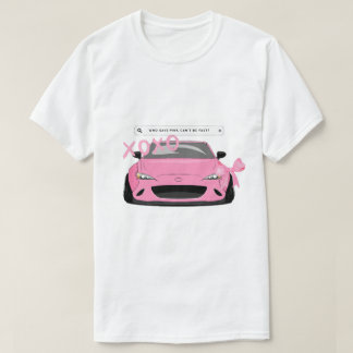 T-Shirt Queen Pink Sports Car