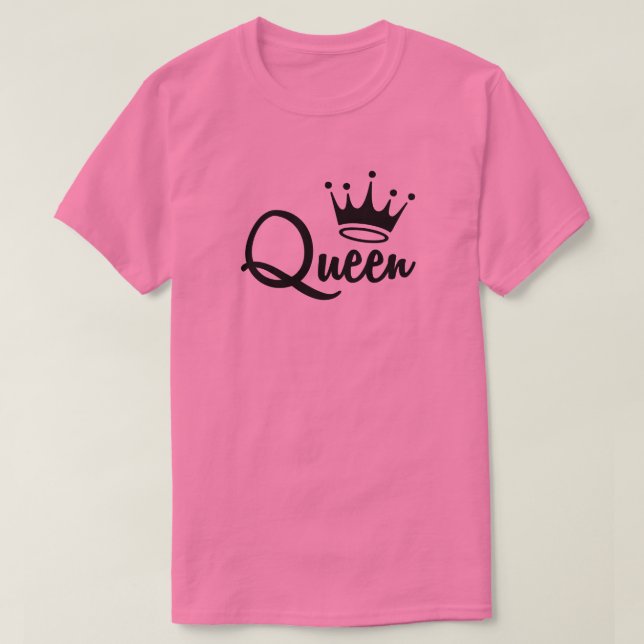 T-SHIRT QUEEN TIARA (Frente do Design)