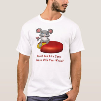 T-shirt Queijo com sua lamentação
