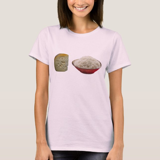 T-shirt queijo e arroz (Frente)