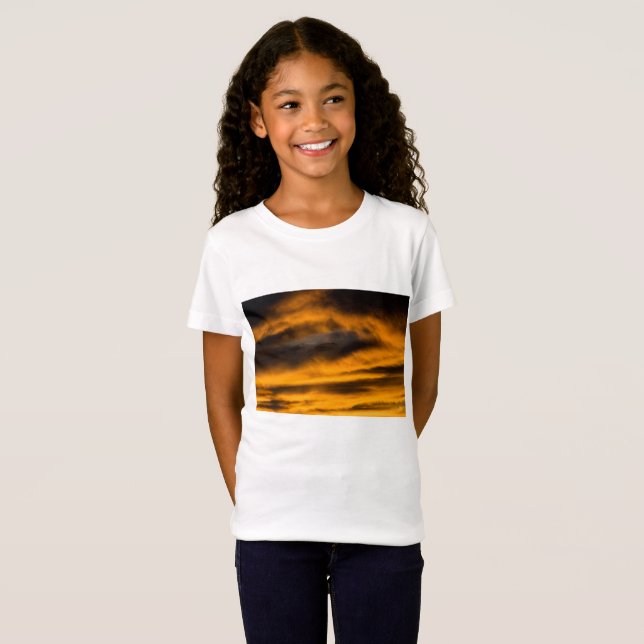 T-shirt queimada de águia (Frente Completa)