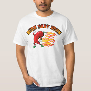 T-shirt Queimadura do bebê da queimadura