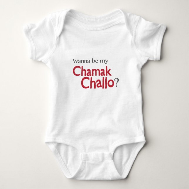 T-shirt Queira ser meu Chamak Challo? (Frente)