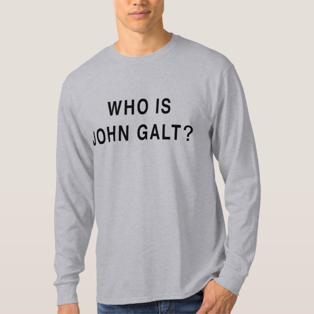T-shirt Quem é John Galt? (Frente)
