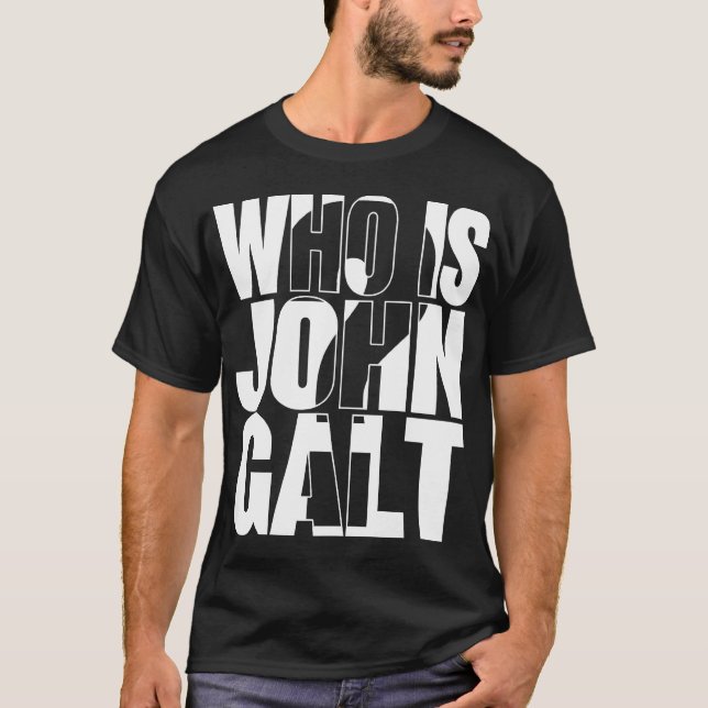T-shirt Quem é John Galt? (Frente)