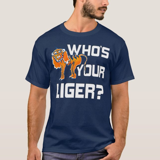 T-shirt Quem é seu Liger? (Frente)
