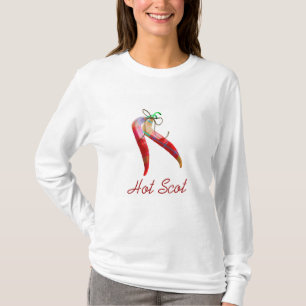 T-shirt quente das senhoras de Scot