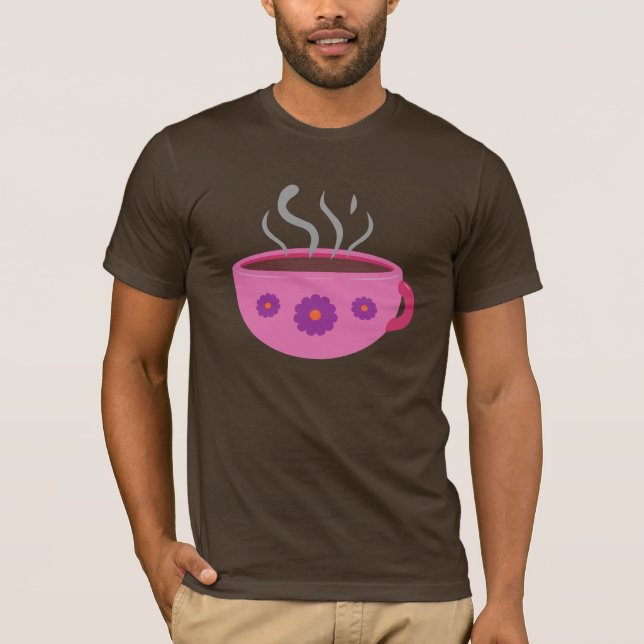 T-shirt Quente de café (Frente)