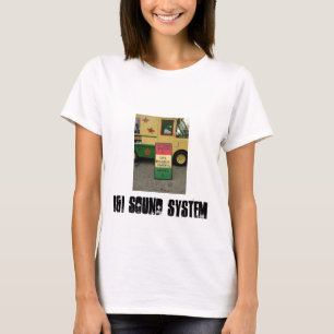 t-shirt quente do galão do sistema de som do i&i