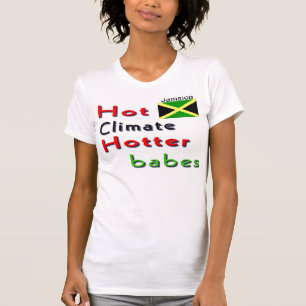 t-shirt quentes das meninas de jamaica
