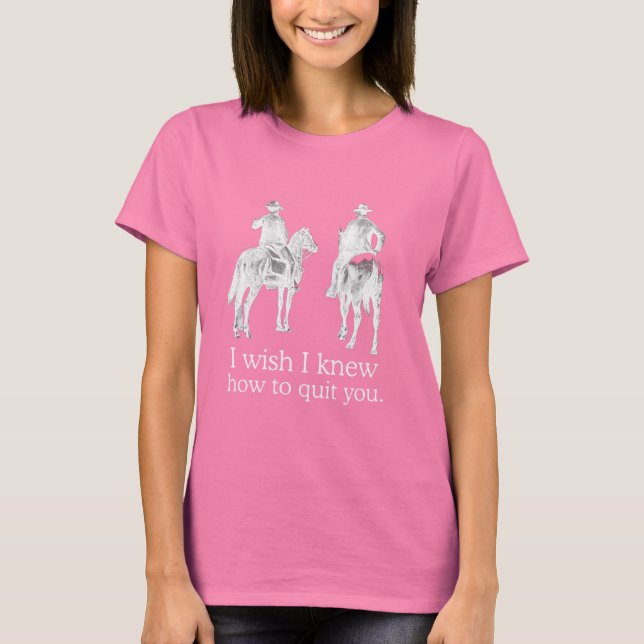 T-SHIRT QUERIA SABER COMO TE DEIXAR. (Frente)