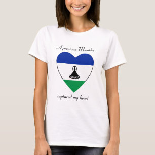 T-Shirt Querida Bandeira do Lesoto