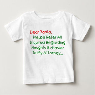 T-shirt Querido Advogado Papai Noel - Carta de Natal Diver