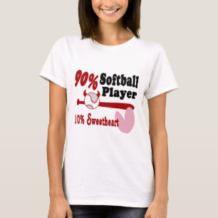 T-shirt Querido do softball