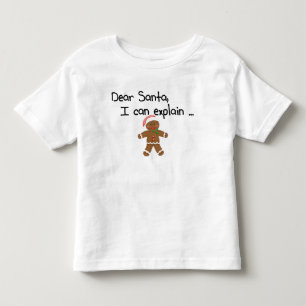 T-shirt Querido Papai Noel Posso Explicar