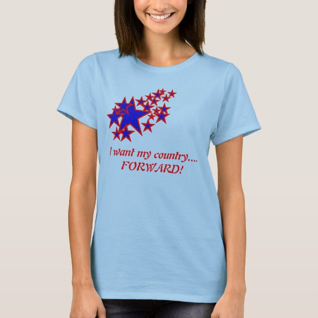 T-shirt Quero meu país...FRENTE! (Frente)