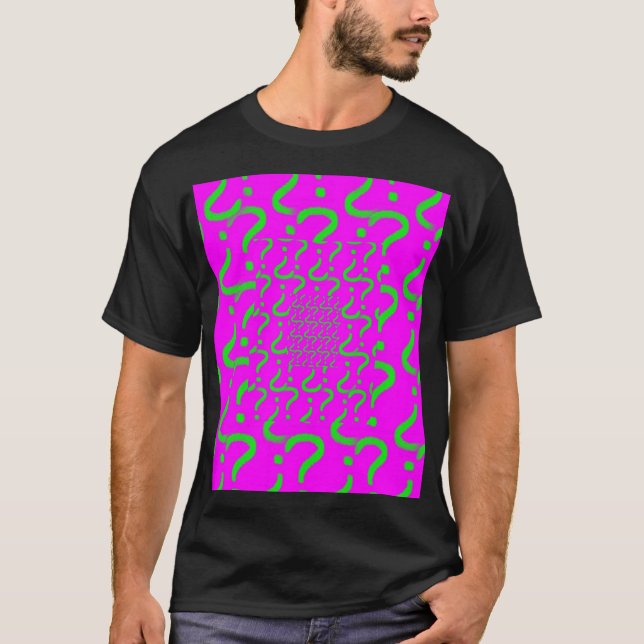 T-shirt Questionmark, Questionmark, Questionmark (Frente)