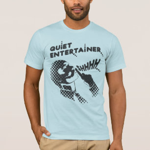 T-shirt quieto do anfitrião