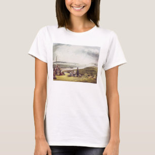 T-shirt Quillebeuf, das "vistas no Seine", gravado perto