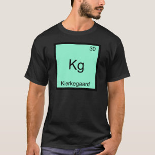 T-shirt Quilograma - Símbolo engraçado T da química do