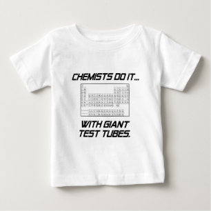 T-shirt Químicos Fazem Isso... Com Tubos de Ensaio Gigante