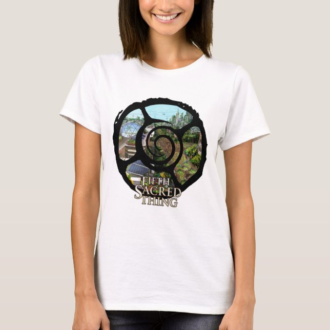 T-shirt Quinto detalhe sagrado da cidade (Frente)