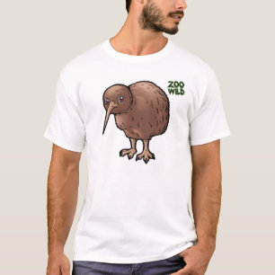 T-shirt Quivi do sul de Brown