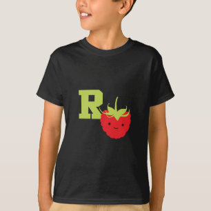 T-shirt R é para framboesa