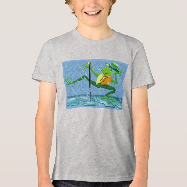 T-shirt Rã cantando na chuva (Frente)
