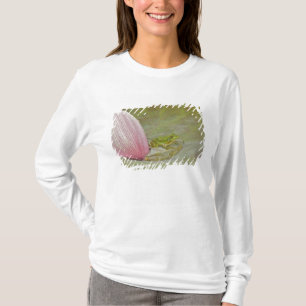 T-shirt Rã e pétala de flor de lótus, China,