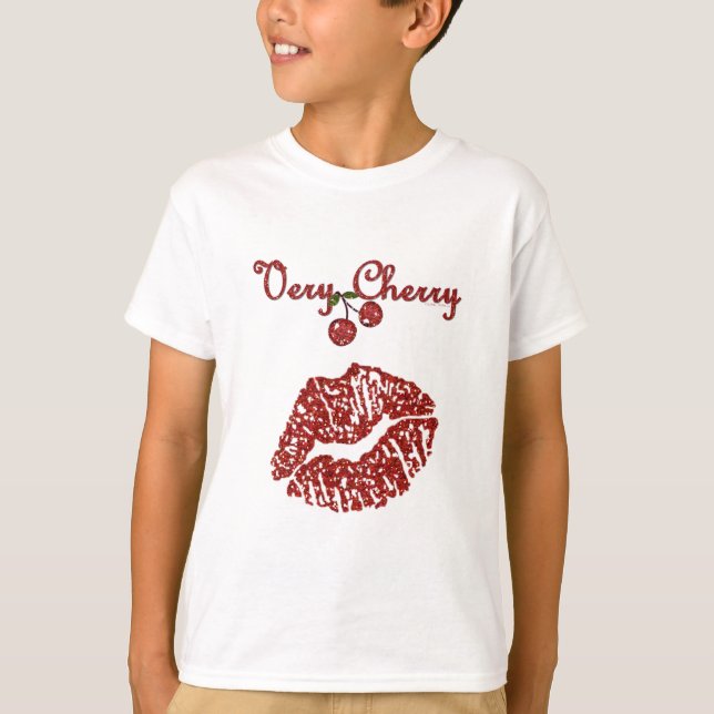T-shirt RAB Rockabilly Muito Cherry Kiss (Frente)