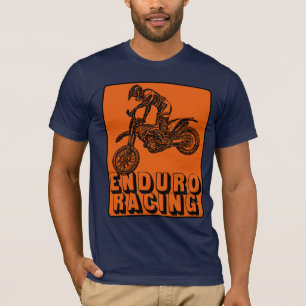 T-shirt Raça do motocross