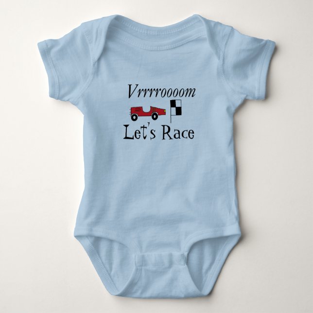 T-shirt Race Baby Onsie (Frente)