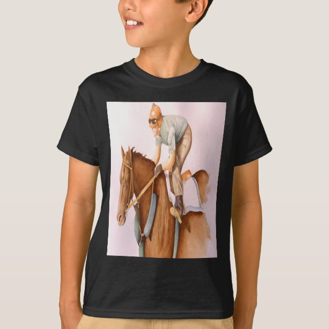 T-shirt Race Horse e Jockey (Frente)