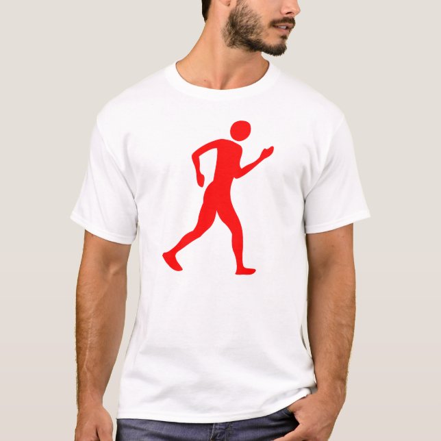 T-shirt Racewalk - Vermelho (Frente)