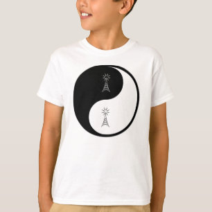 T-shirt Rádio do amador de Yin Yang