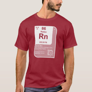T-shirt Rádon (Rn)
