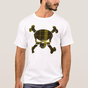 T-shirt Raeburn Tartan Skull Sem Banner