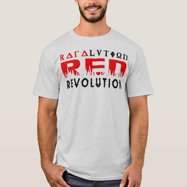T-shirt Rafalution - Revo vermelho (Frente)